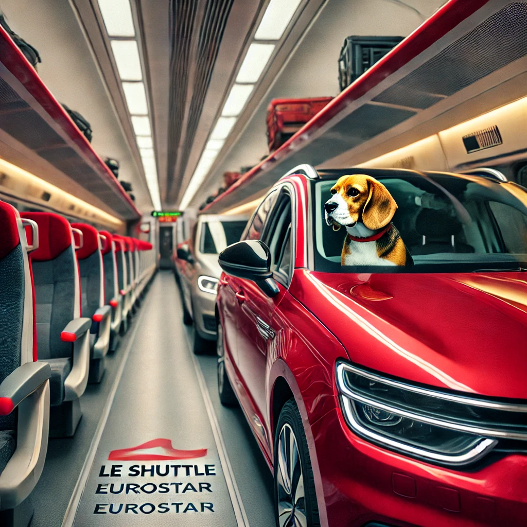 England to Mainland Europe – leShuttle with a Dog